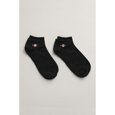 GANT SHIELD SNEAKER SOCKS 2 PACK čierna