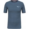 Salewa Pánske funkčné tričko CRISTALLO WARM AMR T-SRT. tmavomodrá/biela