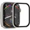 Rurihai tvrdené sklo s plastovým rámčekom pre Apple Watch 42mm (Series 10 / 11) - starlight - možnosť vrátiť tovar ZADARMO do 30tich dní