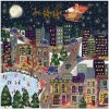 Galison Fóliové puzzle Joy Laforme Vianočné mestečko Presentville 500 dielikov