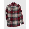 Detská flanelová košeľa červená
