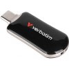 Verbatim USB flash disk, USB C, 128GB, Plectra, čierny, 30225, USB C
