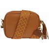 NovaKabelka.sk Bala Camel s prídavným popruhom III kožená talianska crossbody kabelka camel