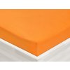Jersey napínacie prestieradlo JR-006 Oranžové 180 x 200 - výška 20 cm