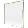 Mexen Rox sprchový chránič na vaňu, posuvný, 2-krídlový, 160 x 150 cm, transparentný, zlatý - 8C9-160-001-50-00
