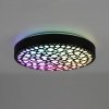 Reality Leuchten LED svetlo Chizu Ø 40,5 cm stmievateľné RGB čierna - R67161132