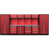 Kvalitný PROFI RED dielenský nábytok - 4535 x 2000 x 495 mm - RTGS1300AP