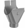 Kotlík žľabový KJG pozink - farebný - RAL 9006 Bielo hliníková - 280 mm/Ø 100 mm