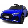 mamido Elektrické autíčko Audi RS6 GT modré s EVA kolesami a koženým sedadlom s diaľkovým ovládaním