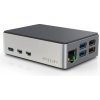 FLIRC Raspberry Pi 5 Case, strieborná