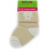 Bílobéžové chlapecké kojenecké ponožky Nathan 1 pár