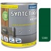 Chemolak Syntetika S2013U 5300 strednozelená 0,6l - vrchná farba lesklá