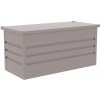 Záhradný box kovový 280 l sivý