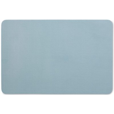 KELA Prestieranie plastové Kimara PU 45x30 cm imitácia kože svetlo modrá KL-12311