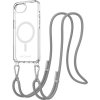 AlzaGuard Luxe Detach Lanyard Case Compatible with MagSafe for iPhone 16e sivý AGD-PCF000021Y