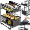 ORGANIZÉR REGÁL POD UMÝVADLO KUCHYŇA KÚPEĽŇA SKLADACÍ KÔŠ VÝSUVNÁ ZÁSUVKA