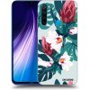 Picasee silikónový prehľadný obal pre Xiaomi Redmi Note 8 - Rhododendron