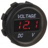 Digitálny voltmeter 6-30V červený