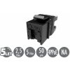 Rychlozařezávací keystone Solarix CAT6 UTP SXKJ-6-UTP-BK-NA Component Level a 4PPoE certifikace