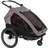 XLC detský vozík za bicykel 20 Duo S sivá/béžová/antracit