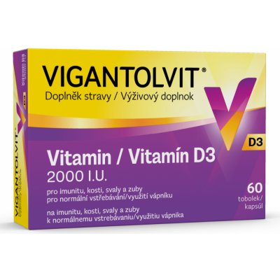 Merck Vigantolvit D3 2000 IU 60 kapsúl