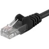 Premiumcord sp6asftp010C Patch, CAT6a S-FTP, RJ45-RJ45, AWG 26/7, 1m, černý