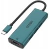 ONTEN UC123 5v1 hub - HDMI / USB-C / 3x USB-A na USB-C - petrolejový - možnosť vrátiť tovar ZADARMO do 30tich dní