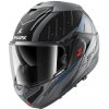 SHARK prilba OXO Rydger matt black/blue/grey - XS