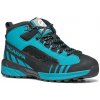 Detské turistické topánky SCARPA Mescalito Mid GTX kids black turquoise EU 31