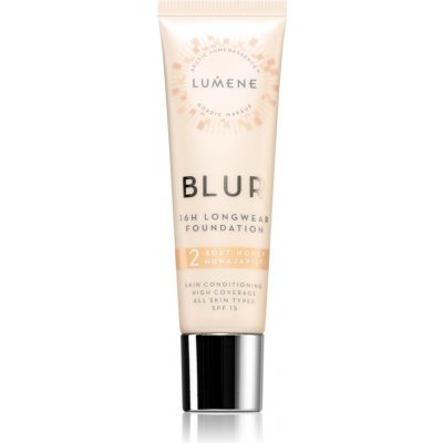Lumene Blur 16h Longwear dlhotrvajúci make-up SPF 15 odtieň 2 Soft Honey 30 ml