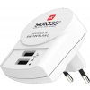 Skross Euro USB nabíjací adaptér, 2400 mA, 2× USB výstup DC10