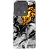 Picasee silikónový prehľadný obal pre Xiaomi Redmi Note 13 Pro 4G - Black Gold 2