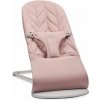 Babybjorn ležadlo BLISS Dusty pink Petal Woven svetlo sivá