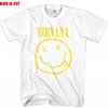 Nirvana tričko Yellow Smiley Biela 11 – 12 rokov