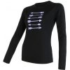 SENSOR MERINO ACTIVE PT šípy dámske tričko dl.rukáv čierna Veľkosť: XL
