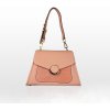 CROMIA LUCY kožená kabelka pivonková ružová