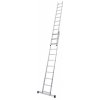 Hliníkový výsuvný rebrík 2x8, min./max. dĺžka 2,25m/3,90m, hmotnosť 7,6kg