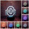 Beling 3D lampa, 3D lampa Ohio State , 16 farebná SC0354F
