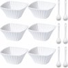 Excellent Súprava porcelánových misiek s lyžičkou 12 ks vlnovka úzka KO-798000050vluz