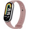 FIXED Silicone Strap for Xiaomi Mi Band 8, pink FIXSSTB-1176-PI
