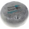 Fragrant Courage Olive Glycerínové mydlo masážne s hubkou naplnenou vôňou parfumu Diesel Only the Brave v šedobielej farbe 200 g