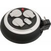 Brennenstuhl Comfort Line CL-S black/white H05VV-F3G1.5
