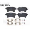 Sada brzdových platničiek kotúčovej brzdy SKF VKBP 80024