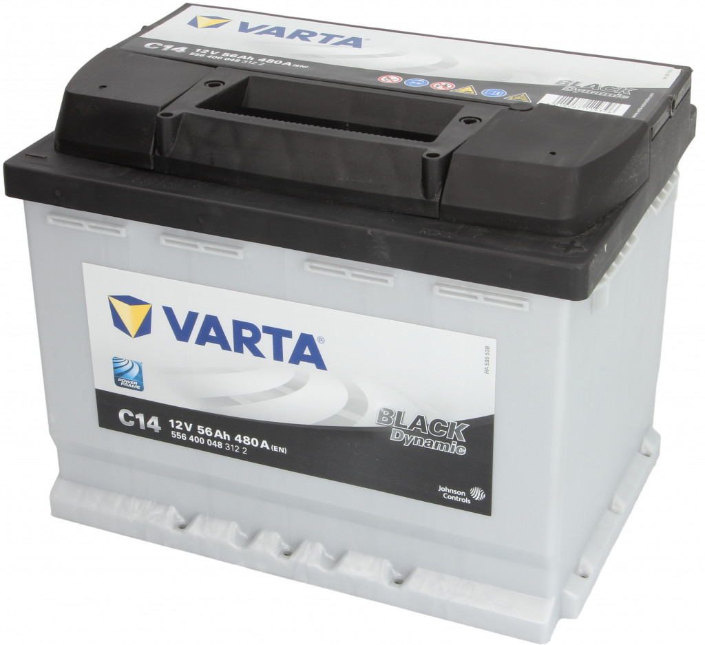 Varta Black Dynamic 12V 56Ah 480A 556 400 048 od 57,9 € - Heureka.sk