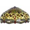 Veľké Tiffany tienidlo na lampu MULTICOLOUR GREEN Ø51*30
