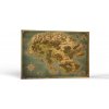 Mapy Starodávna mapa fantasy sveta | Obrazy Vintessia Rozmery obdĺžnik: 60x90