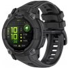 ESES 1530007987 - Silikonový řemínek pro Garmin instinct 3 - Černý, 22 mm