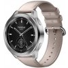 AC mobile Originálny kožený opasok na Xiaomi Watch S3 / S4 Barva: Béžová
