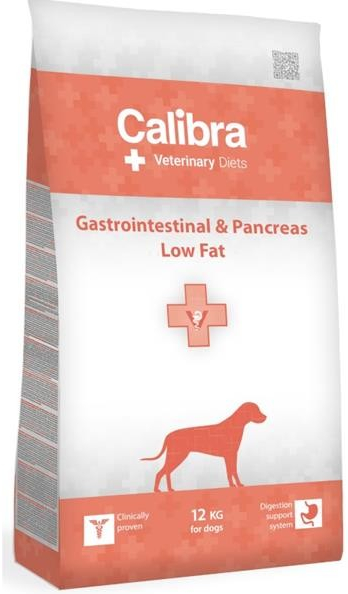 Calibra VD Dog Gastrointestinal & Pancreas Low Fat 12 kg