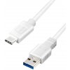 LogiLink CU0175 - 1,5 m - USB A - USB C - USB 3.2 Gen 1 (3.1 Gen 1) - 5000 Mb/s - biely